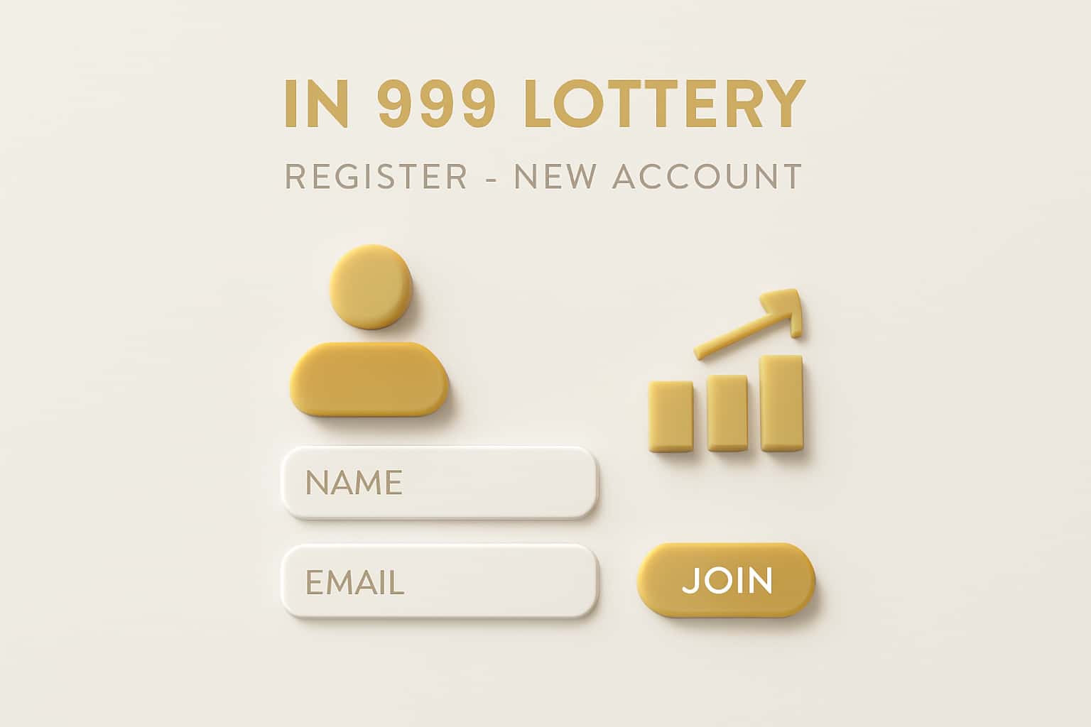 IN 999 Lottery Register - New Account Interface