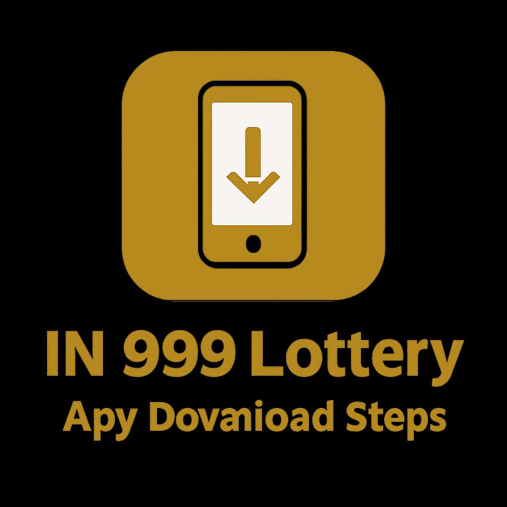 Icon representing IN 999 Lottery app download guidance.