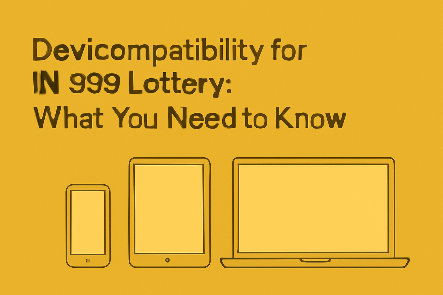 Informational scene about installing the IN 999 Lottery app on iOS.