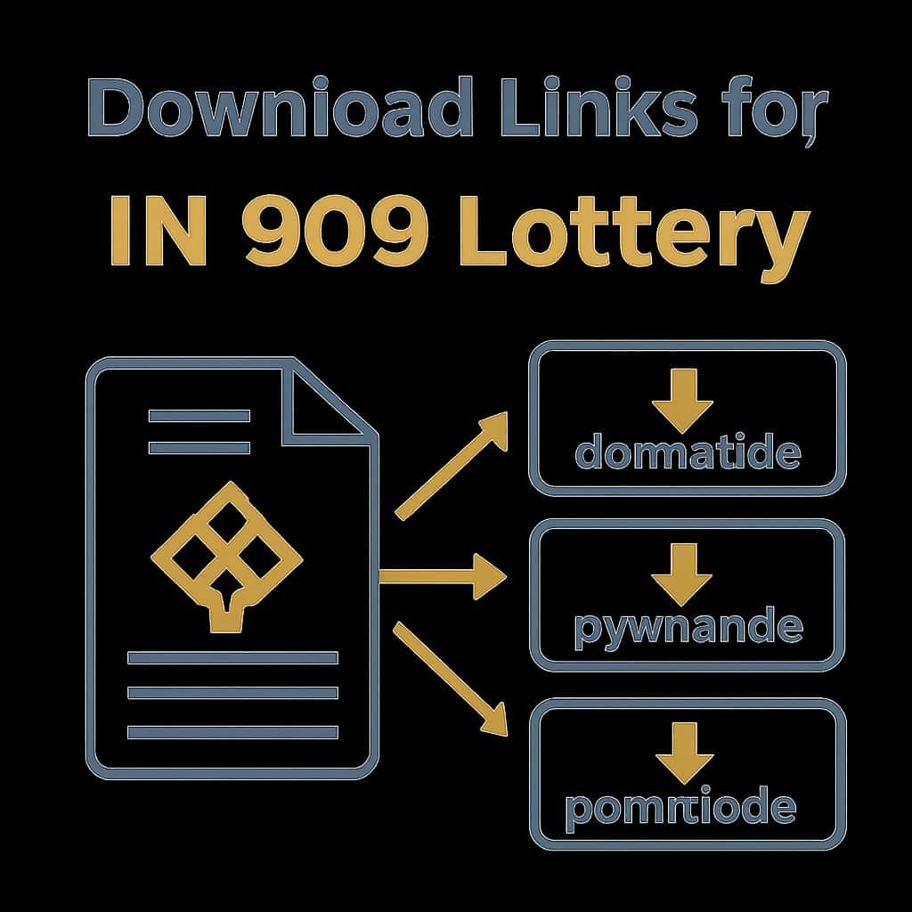 Illustration of the installation process for IN 999 Lottery