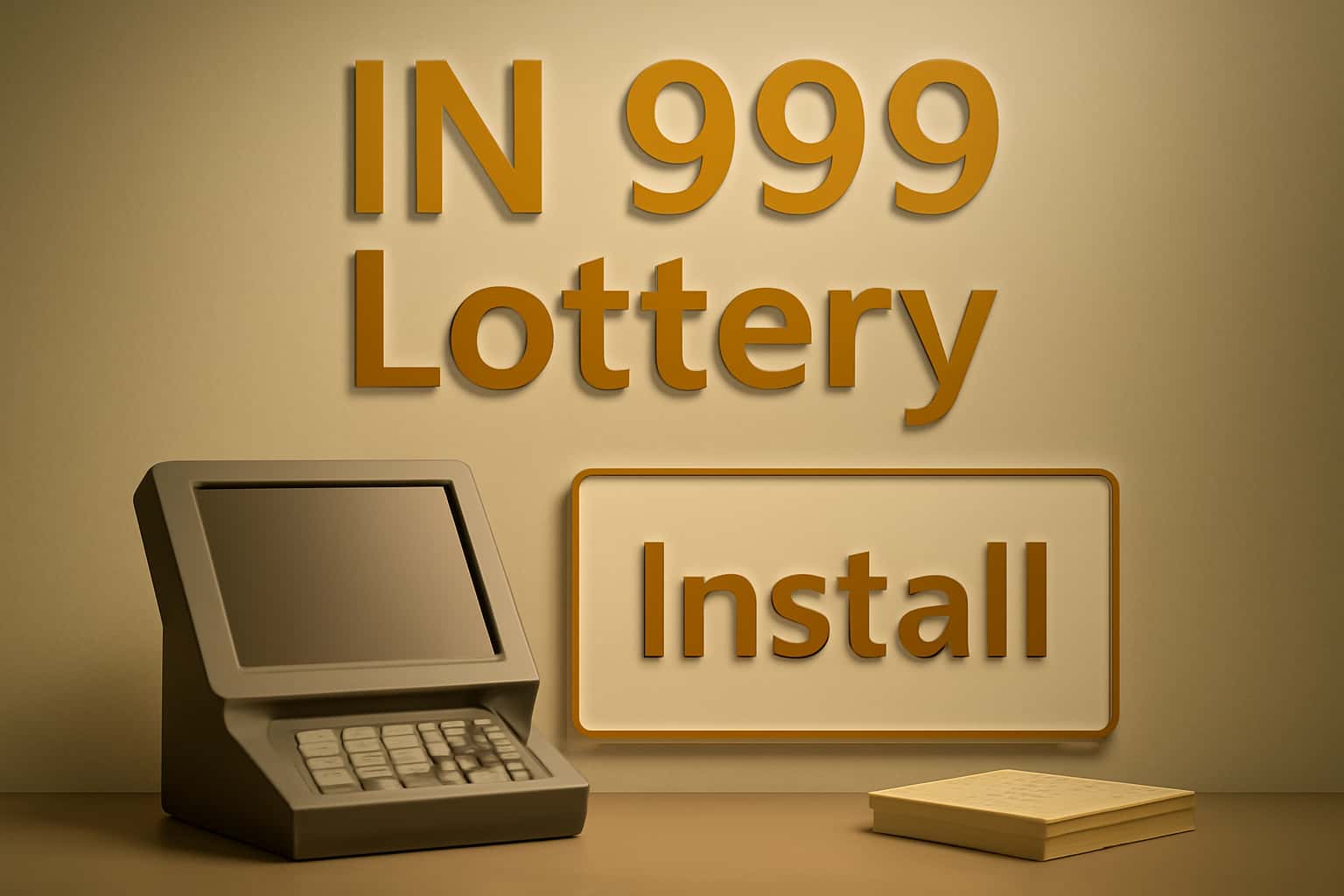 Information scene about IN 999 Lottery installation.