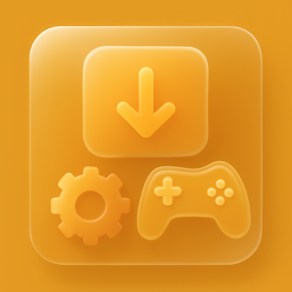 Illustration explaining the installation steps for IN 999 Lottery on iOS.