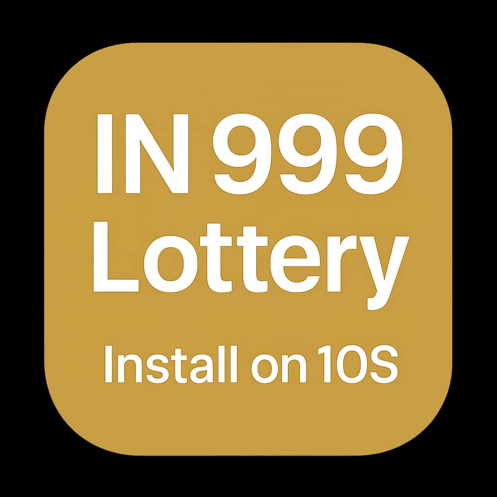 Icon representing the installation guide for IN 999 Lottery on iOS.