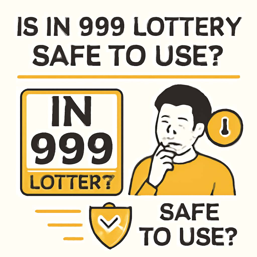 Diagram illustrating the safety measures for the IN 999 Lottery app.