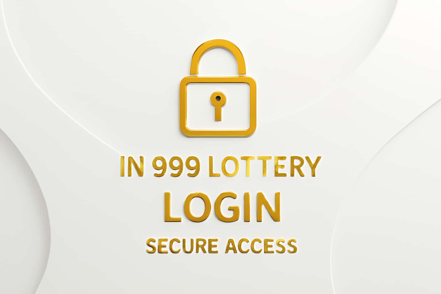 IN 999 Lottery Login - Secure Access Interface